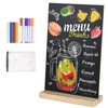 BOUBONI 1 Pack Chalkboard 8 x 12 inch Tabletop Chalkboard
