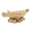 Feng Shui Golden Arowana Fish Statue