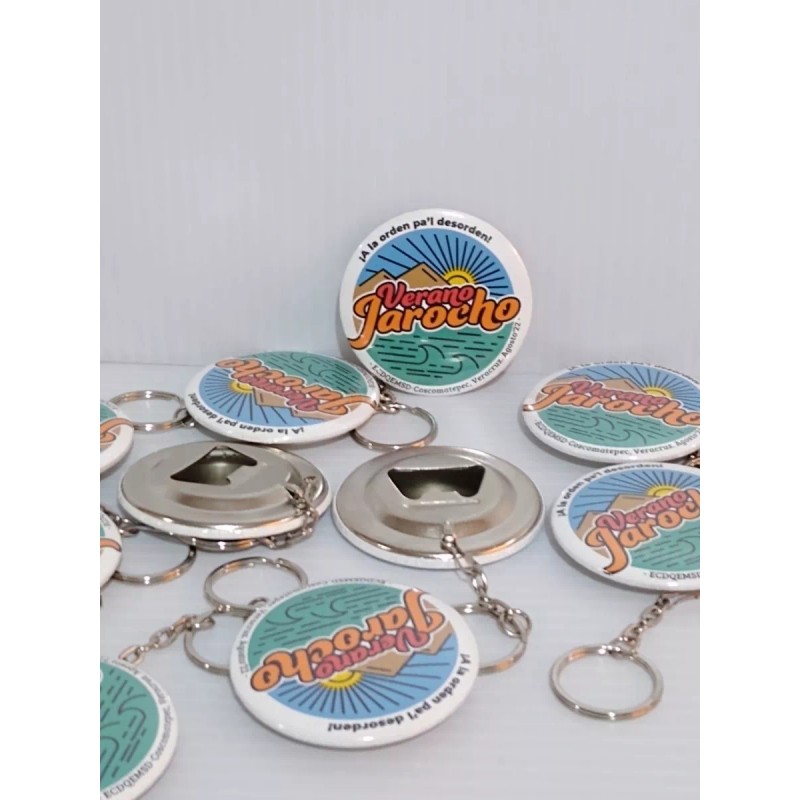 50 Fotobotón Destapador Publicitario Sin Personalizar