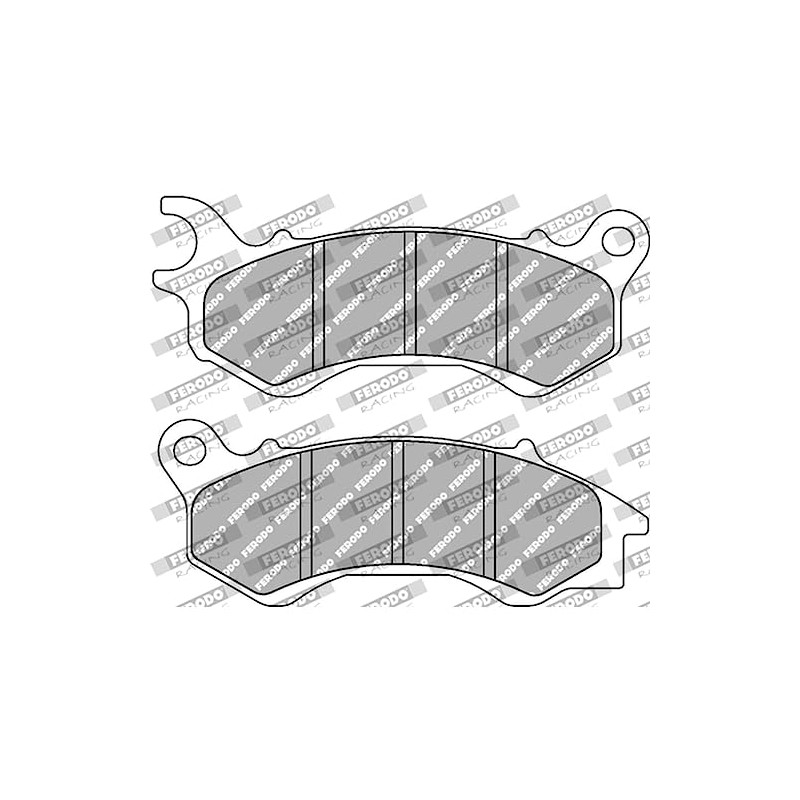 Ferodo FDB2256 ECO-FRICTION Brake Pads / FA603 VD180 / DB2222