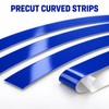 32-Piece Reflective PVC Motorcycle Wheel Rim Stripe Decal Set for