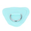 6Pcs PVC D Ring Patch Elastic Rope Set Stainless Steel