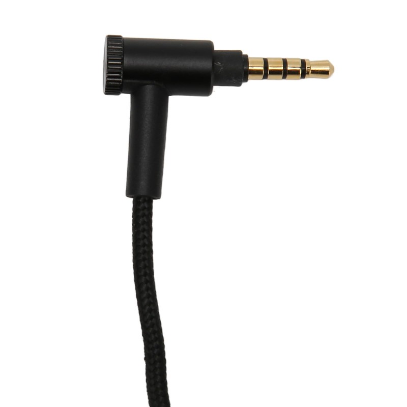 Headphone Audio Cable with Microphone, 3.5 mm Braided Nylon Replacement