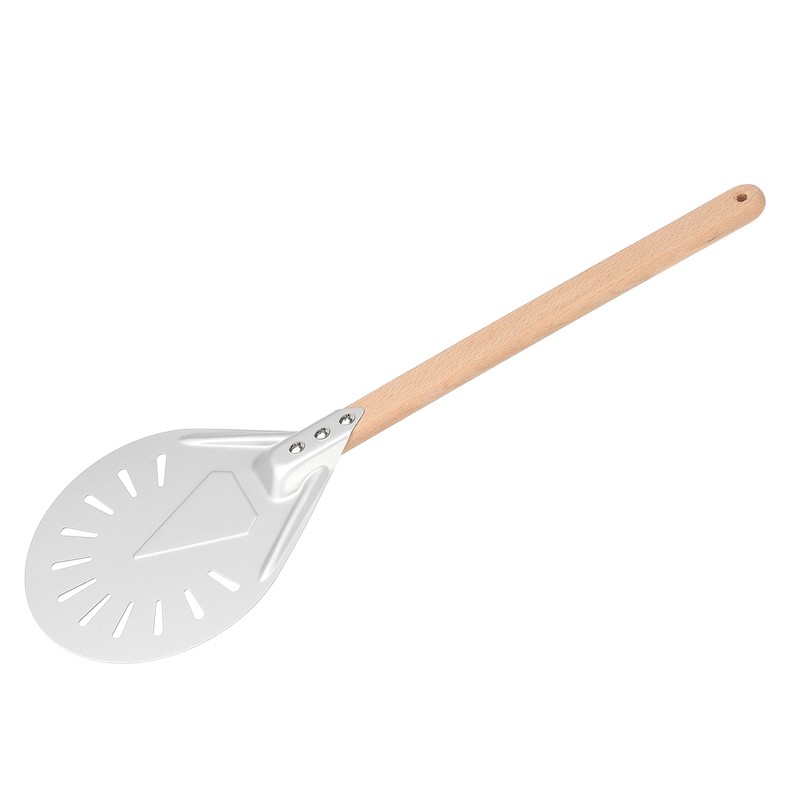 Round Pizza Spatula with 41cm Removable Wood Handle AntiScalding NonSlip