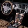 26-Piece Leopard Print Car Accessories Set - Full Set with