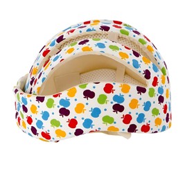 Baby Adjustable Helmet, Kid Soft Cushion Harnesses Cap, Toddler Infant Hat When Learning to Crawl Walk Play (Flower)