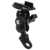 TELESIN 360 Degree Rotation Motorcycle Rearview Mirror Support Clamp Motion