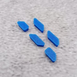 ULEIVA Replacement Buttons 5X Button Blue Compatible with Garmin Edge 520 Button GPS Bicycle Computer Replacement Part Repair (Blue)