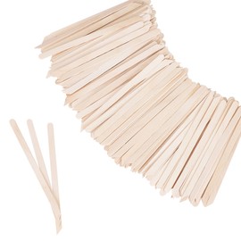 1200Pcs Wooden Wax Sticks Small Wax Spatula Eyebrow Wax Sticks for Hair Removal Eyebrow Lip Nose Brow Wax Applicator Sticks (Slanted Handle)