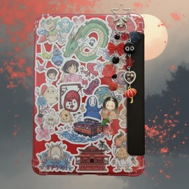 Safe Zone - Llavero para corral, regalos para amantes de los animales y el anime, colgante de lazo de corazón Y2K, dije de bolsa Kawaii para mujeres y niñas (Anime 2)