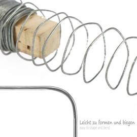 com-four® Flower wrapping wire, binding wire, wire for crafts, flower wire, plant wire.