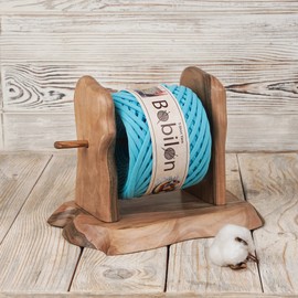 T-Shirt Yarn for Crocheting, Knitting Yarn Fabric Cloth, T-Shirt Yarn 110 Yards for Macrame, Hand DIY Bag Basket Cushion Projects 5-7 mm Ivory