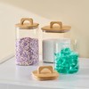 Sweejar 3 qt Glass Jars for Laundry Room Organization, 96
