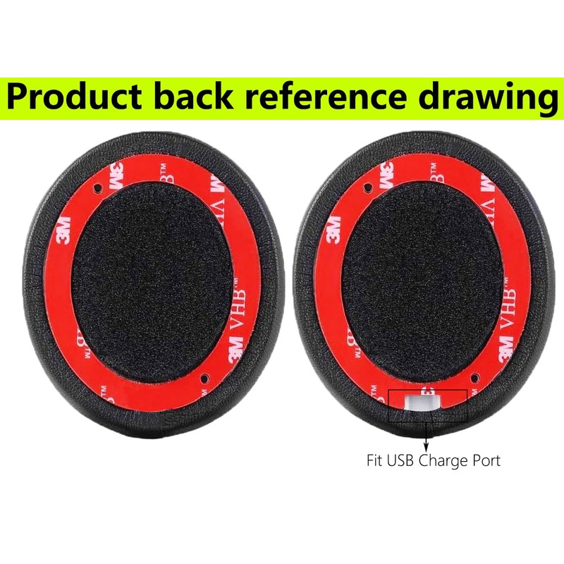 Replacement Ear Pads Compatible with Beats Solo 2.0 Solo 3.0