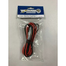 Workman CB-3AXX 12 GAUGE CB RADIO Power Cord w/ 3-Pin Plug With Fused Link