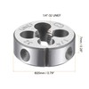 sourcing map Round Die 1/4"-32 UNEF Alloy Machine Thread Repair