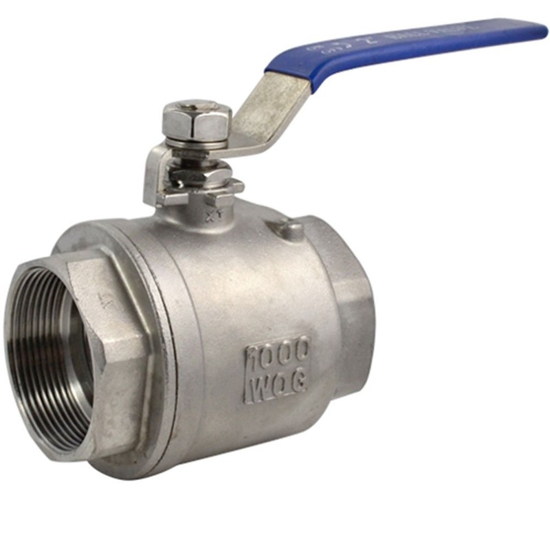 SuperWhole 2" NPT Female 316 Stainless Steel Full Port Ball