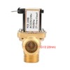 Brass AC220V G1/2 Normal Closed Pilot operated Water Inlet Electric