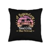Women A Legendary Food Critic Has Retired Throw Pillow