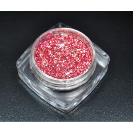 Premium Glitter Powder Red Dwarf for Nail Art