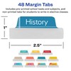 Avery Ultra Tabs Bundle, Student and School Subject Tabs, 2.5"