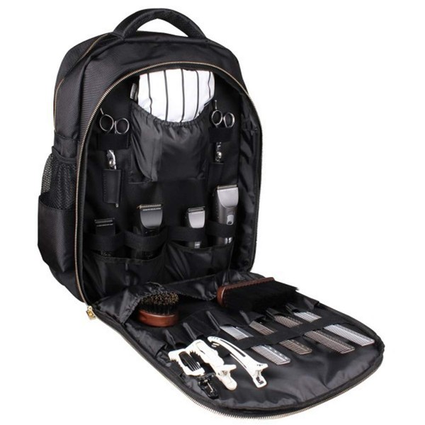 Barber Bags Organizer for Clippers and Supplies, Portable Clipper Bags and Cases for Men, Hairstylist Clipper Backpack for Barber Tools Storage Traveling Bag Case