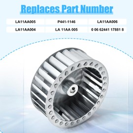 LA11AA005 Draft Inducer Blower Wheel for Carrier Bryant Furnace, Inducer Motor Blower Wheel LA11AA005 for Carrier 318984-753 Draft Inducer Motor Kit