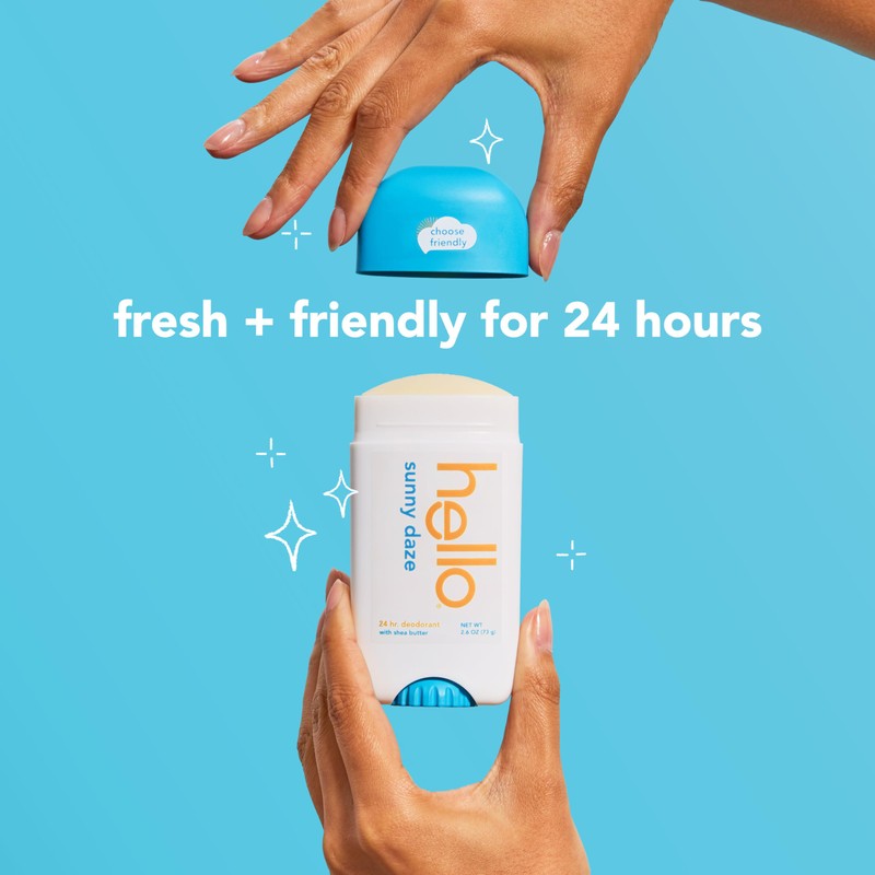 hello hello Sunny Daze Aluminum Free Deodorant for Women and