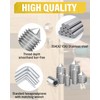 Caianwin 330 Pieces Tapered Point Grub Screws Set M3 M4