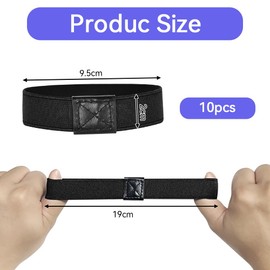 Huucozn Pack of 10 Shoelaces Fixing Tape Football Boots Shoelaces Holder Against Rising Loops Fixing Tape Shoes Football Band Football Shoe Laces Holder for Sports Shoes Leisure Shoes