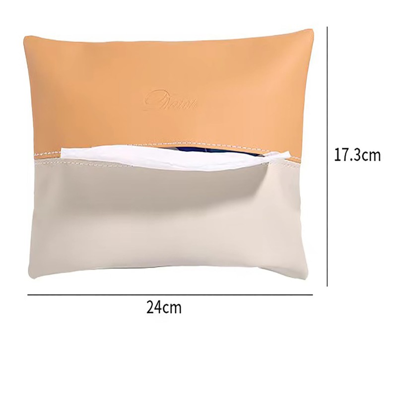 Car Tissue Box, Premium Feel Pana Leather, car use Suction