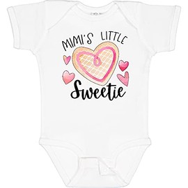 inktastic Mimi's Little Sweetie with Heart Cookie Baby Bodysuit Newborn 0020 White 3a239