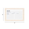 C.R. Gibson Q12-24440 Bloom Double Sided Recipe Card Set, 4"