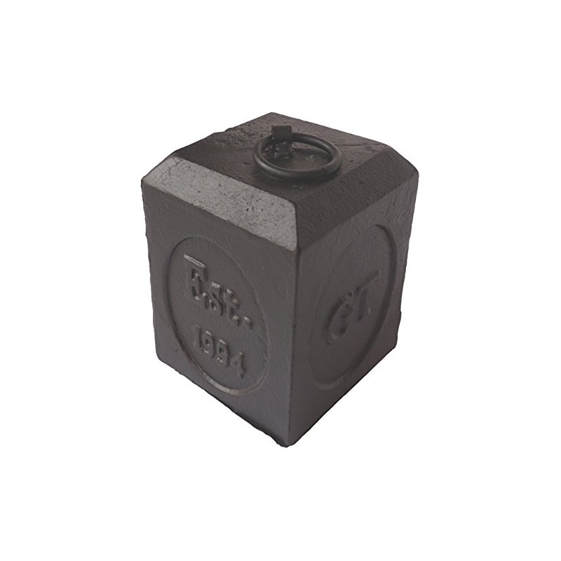 Lulu Decor Cast Iron Decorative Door Stop, 5 lbs Heavy