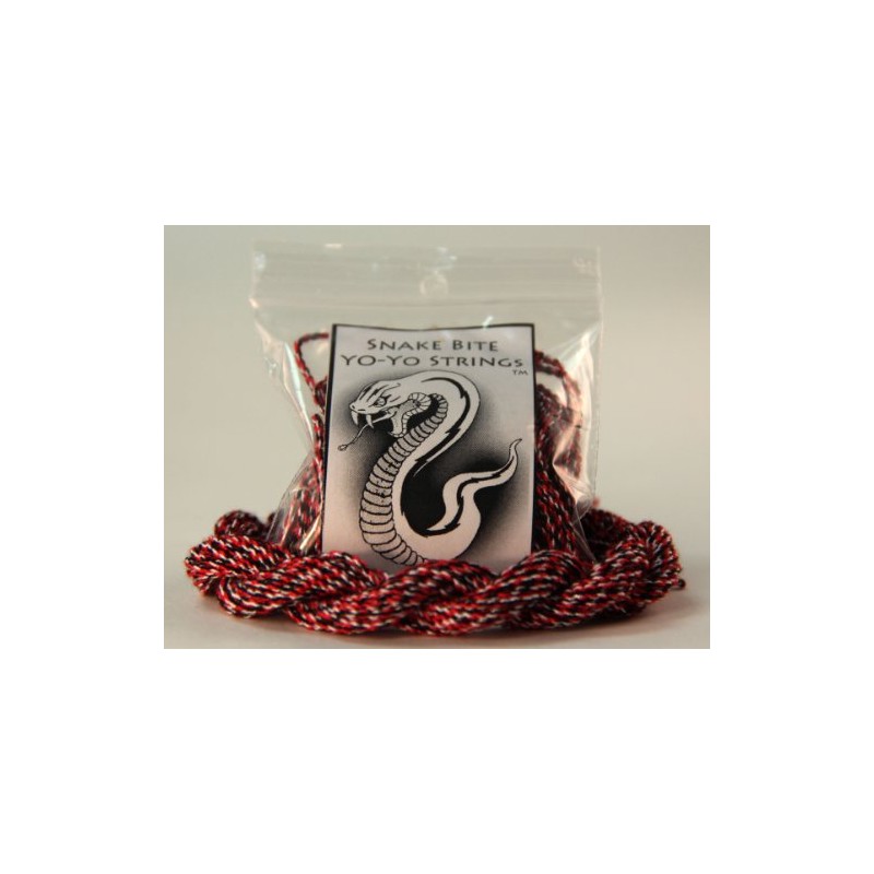 Snakebite Yo-Yo Strings - 100% Polyester Multi-Color Strings- Redbelly Snake