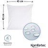 Komfortec Waterproof Cushion Cover 45 x 45 cm Set of