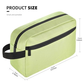 Icramsy Travel Toiletry bag Toiletry bag for women men Hanging Cosmetic bag Travel accessories for Women Men (Grass green)