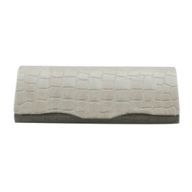 WANXIN YEIN Unisex Hard Shell Eyeglasses Cases, Protective Case For Glasses(Oyster Grey)
