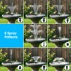 Biling 8W Solar Fountain Pump, Solar Water Pump with 3600mAh