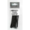 HR 50pcs Black Ivy Needles 10mm Width 80mm Length Carbon