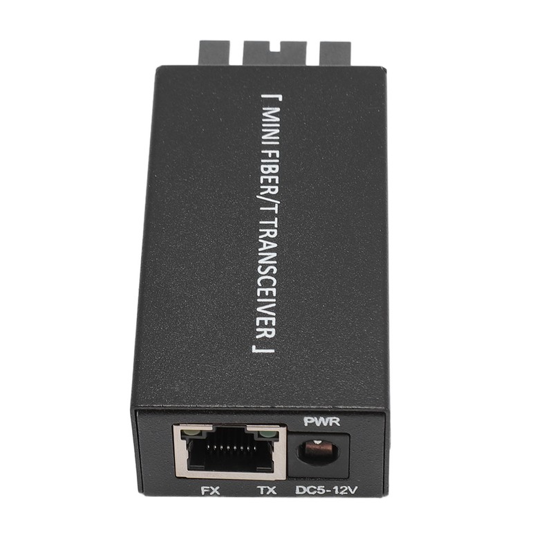 Fiber Optic Transceiver 2 Ports 10 100Mbps Self Adaptive Tx1310nm