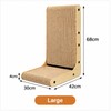 L-Shaped Cat Scratcher for Indoor Cats – Double-Tier Wood Scratching