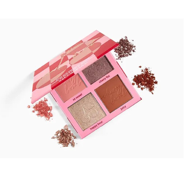 CIATE LONDON Cherry Bomb Blush and Highlighter Palette LIGHT MEDIUM
