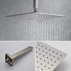 Iriber Brushed Nickel Shower Faucet Set 8-inch Rainfall Head Combo