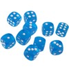 Yiotfandoll 10PCS Polyhedral Dice D6 Dice 16mm Acrylic Dice Game