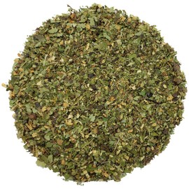 Marcoina Hawthorn Leaves Herbal Tea - Caffeine-Free, Cut Leaf, 227g(8oz), Origin from Bulgaria, Premium Quality, in Resealable Bag, Kosher, Vegetarian, Vegan, Non-GMO