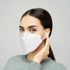 TubeRoo FFP2 fish shape mask, white, pack of 100 masks,