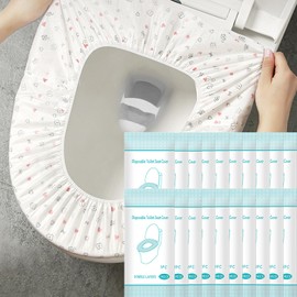 Disposable Toilet Seat Cover Independently Packaged With Non-Woven Fabric 20 Pack Of Travel Essentials
