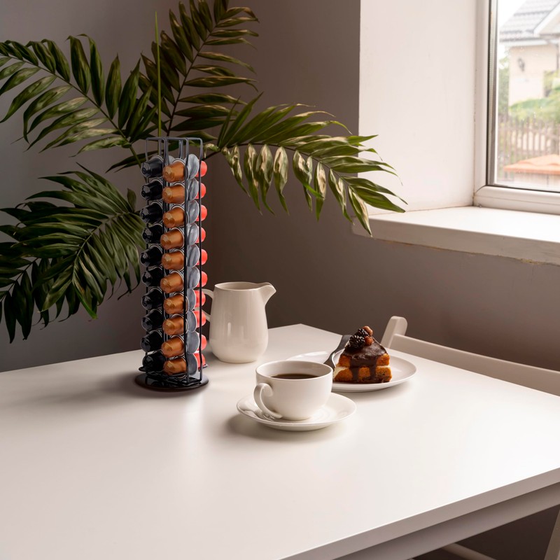 Coffee Pod Holder for Nespresso Pods, 40 Capsule Capacity, 360°