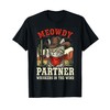 Meowdy Partner Cowboy Cat Funny Cowboy Meme T-Shirt